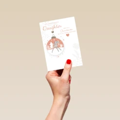 Pod Personalised For Daughter Disney Bambi Christmas Card -Pod Shop F3005582 hand S