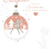 Pod Personalised For Daughter Disney Bambi Christmas Card