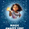 Pod Personalised Kids Disney Encanto Magic Awaits You Christmas Card