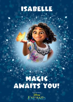 Pod Personalised Kids Disney Encanto Magic Awaits You Christmas Card
