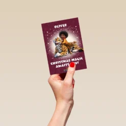 Pod Personalised Disney Encanto Antonio & Leopard Christmas Card -Pod Shop F3005590 hand S