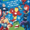 Pod Personalised Kids Brother MARVEL Avengers Christmas Card