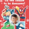 Pod Personalised Kids MARVEL Avengers Photo Christmas Card