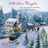 Pod Personalised Thomas Kinkade Village Scene Christmas Card