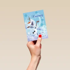 Pod Personalised Mummy Disney Frozen Christmas Card -Pod Shop F3005615 hand S