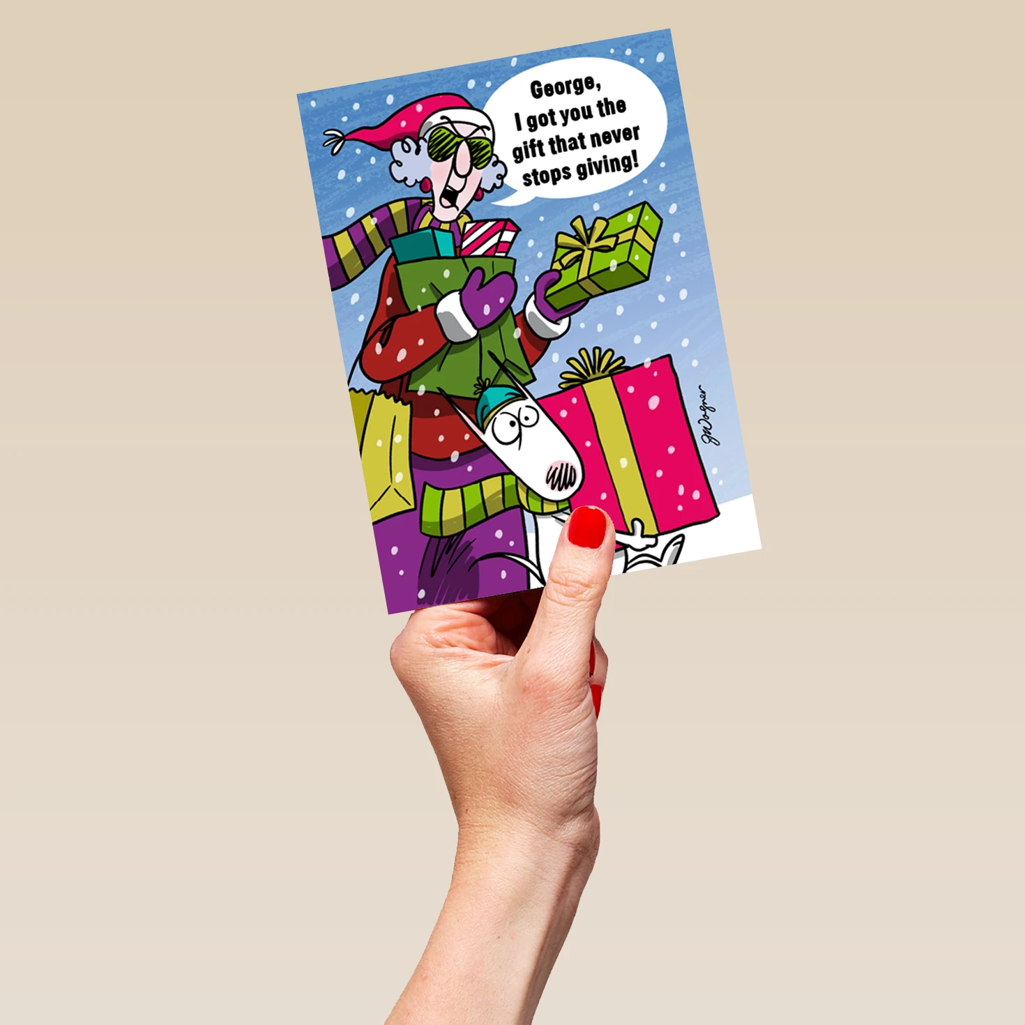 Pod Personalised & Editable Funny Christmas Card For Him 5 Pod Personalised & Editable Funny Christmas Card For Him - Image 5