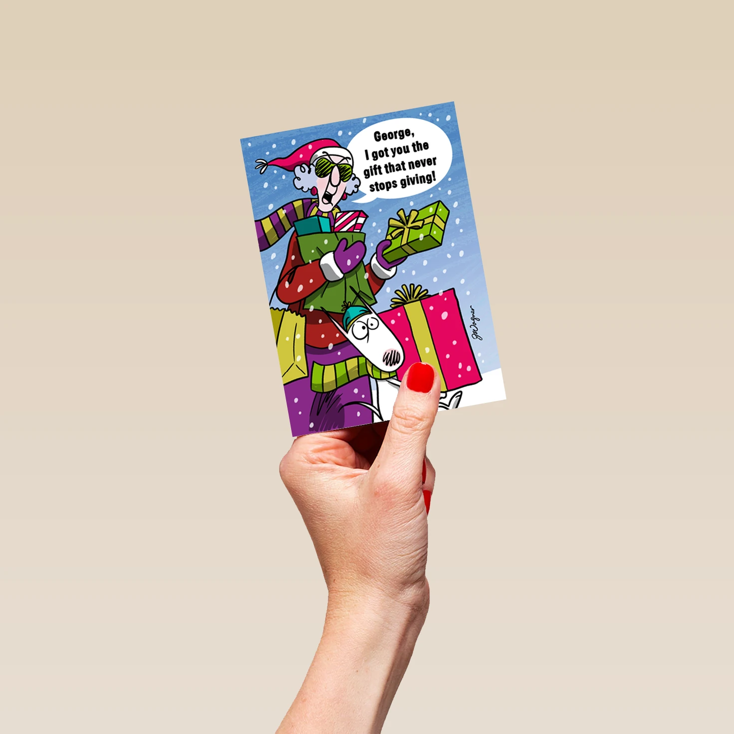 Pod Personalised & Editable Funny Christmas Card For Him 4 Pod Personalised & Editable Funny Christmas Card For Him - Image 4