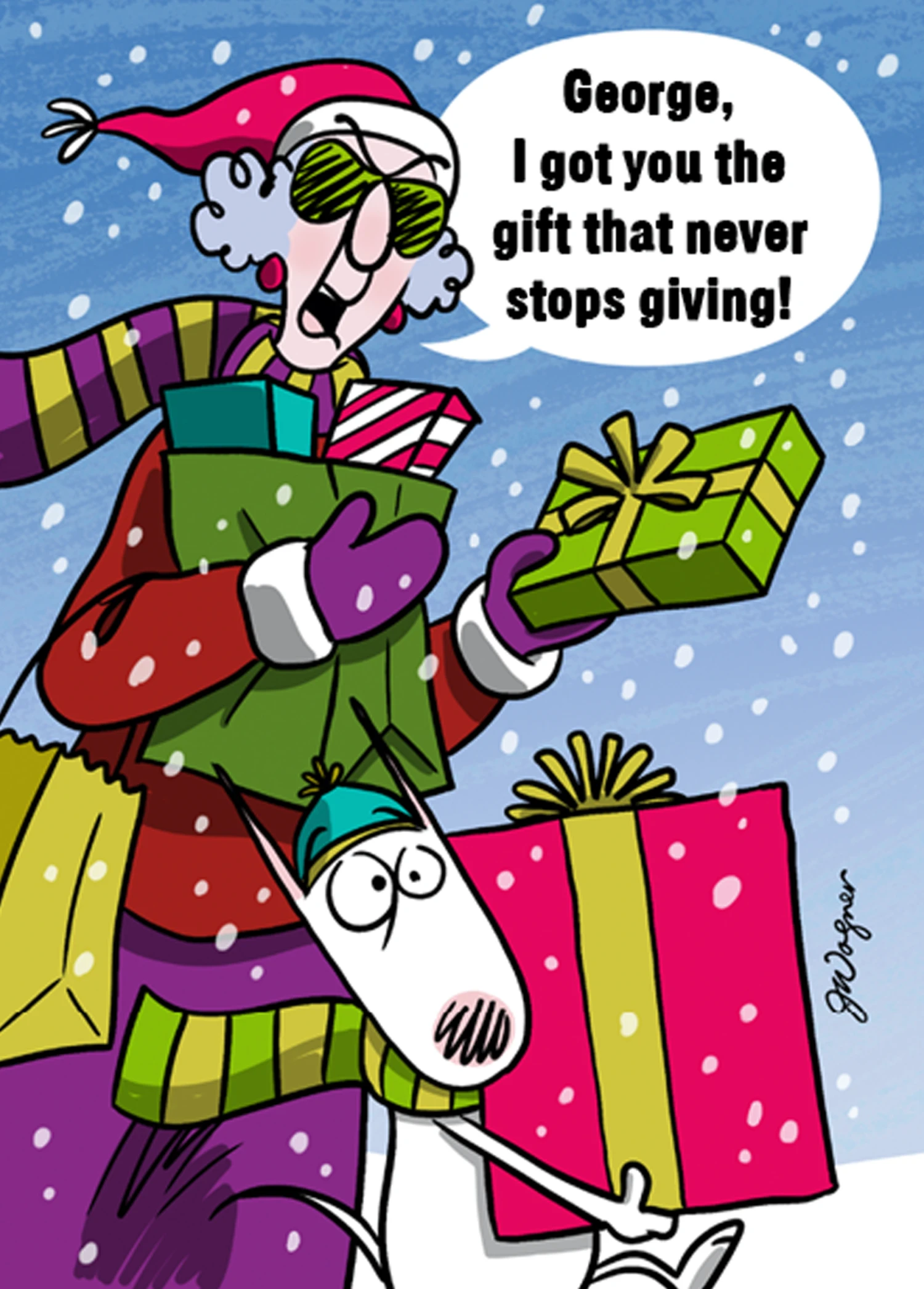 Pod Personalised & Editable Funny Christmas Card For Him 1 Pod Personalised & Editable Funny Christmas Card For Him