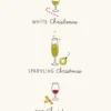 Pod Personalised Funny Glasses Of Wine Christmas Card