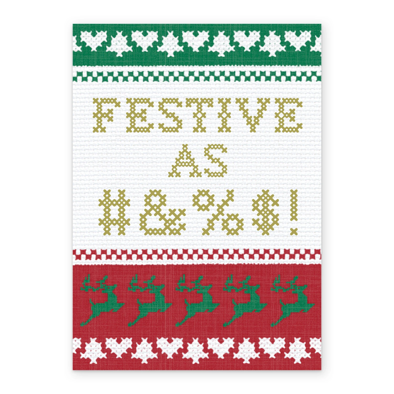 Pod Personalised Funny Christmas Shoebox Text-Based Festive As Card 2 Pod Personalised Funny Christmas Shoebox Text-Based Festive As Card - Image 2