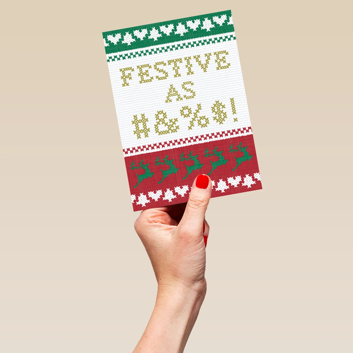 Pod Personalised Funny Christmas Shoebox Text-Based Festive As Card 5 Pod Personalised Funny Christmas Shoebox Text-Based Festive As Card - Image 5