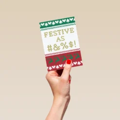 Pod Personalised Funny Christmas Shoebox Text-Based Festive As Card 8 Pod Personalised Funny Christmas Shoebox Text-Based Festive As Card -Pod Shop F3005626 hand S