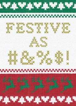 Pod Personalised Funny Christmas Shoebox Text-Based Festive As Card