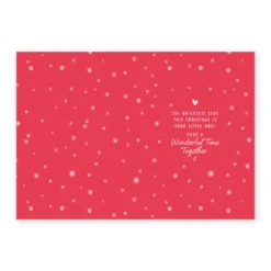 Pod Personalised Cute Babys 1st Christmas Forever Friends Card -Pod Shop F3005660 alt2