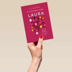 Pod Personalised Modern 1st Christmas New Home Editable Card 9 Pod Personalised Modern 1st Christmas New Home Editable Card -Pod Shop F3005661 hand L