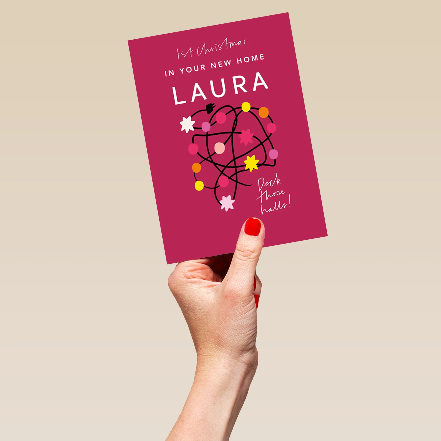 Pod Personalised Modern 1st Christmas New Home Editable Card 5 Pod Personalised Modern 1st Christmas New Home Editable Card - Image 5