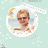 Pod Personalised Classic Grandson's 1st Christmas Editable Photo Card