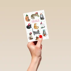 Pod Personalised Classic Christmas Pet Editable Fur You Cats Card 8 Pod Personalised Classic Christmas Pet Editable Fur You Cats Card -Pod Shop F3005677 hand S