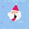 Pod Personalised Kids Fun Secret Santa Ssshhh Christmas Card