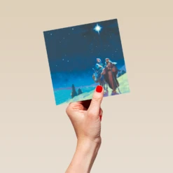 Pod Personalised Religious Christmas Journey To Bethlehem Card -Pod Shop F3005694 hand L