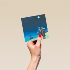 Pod Personalised Religious Christmas Journey To Bethlehem Card -Pod Shop F3005694 hand S