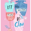Pod Personalised Modern Christmas Bottles Let The Fun Be Gin Card