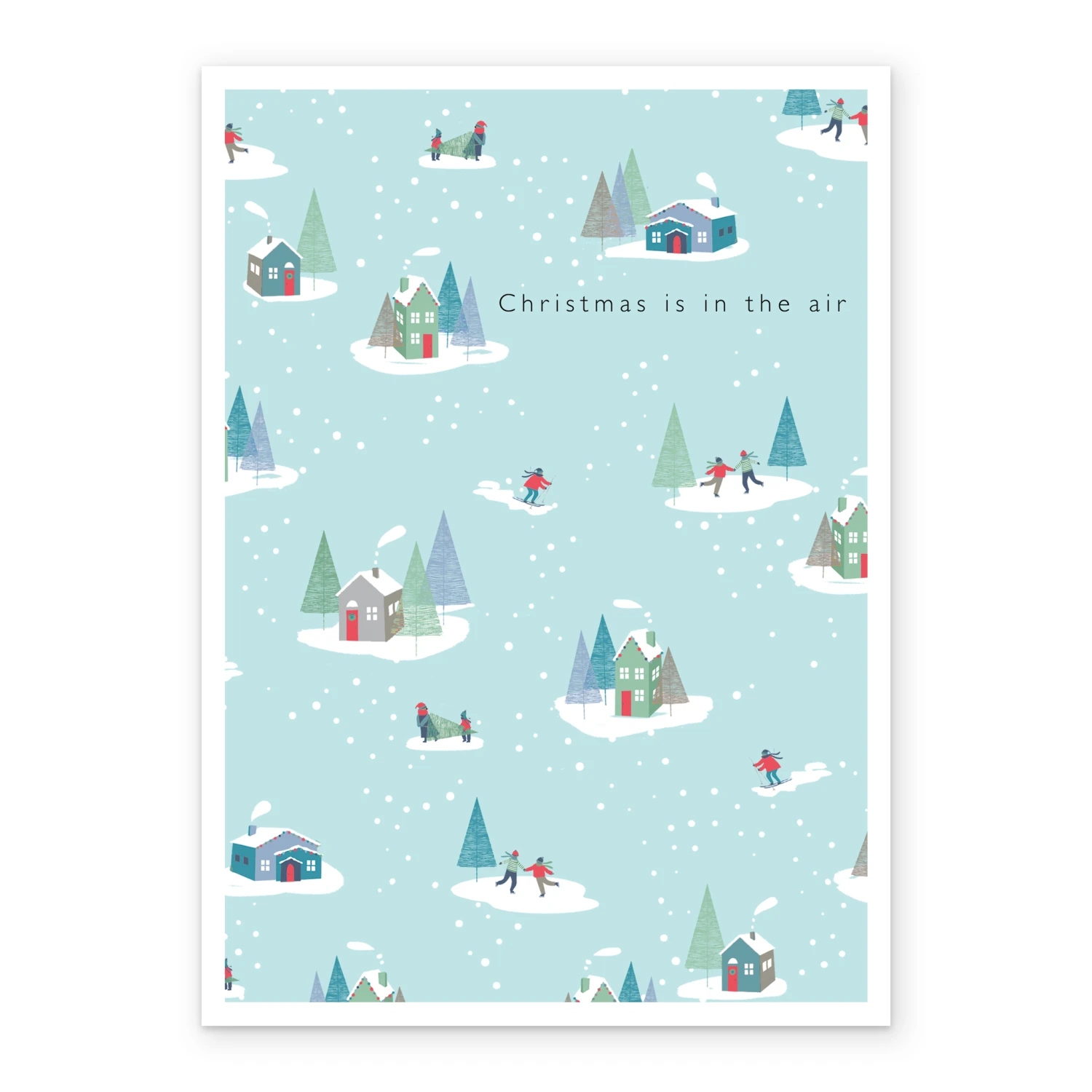Pod Personalised Modern Christmas Illustrated Mini Winter Scenes Card 2 Pod Personalised Modern Christmas Illustrated Mini Winter Scenes Card - Image 2