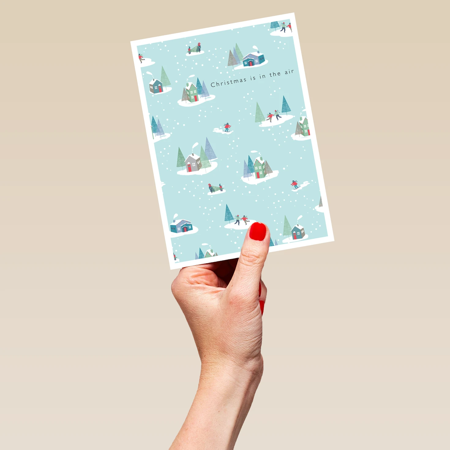 Pod Personalised Modern Christmas Illustrated Mini Winter Scenes Card 5 Pod Personalised Modern Christmas Illustrated Mini Winter Scenes Card - Image 5