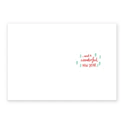 Pod Personalised Classic Christmas Text-Based Merry Bauble Card -Pod Shop F3005746 alt2