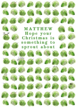 Pod Personalised & Editable Fun Sprout Christmas Card