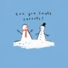 Pod Personalised Funny Christmas Snowmen Can You Smell Carrots Card