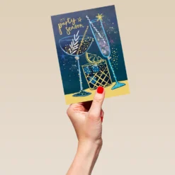 Pod Personalised Classic Christmas Festive Drinks Party Season Card 9 Pod Personalised Classic Christmas Festive Drinks Party Season Card -Pod Shop F3005921 hand L