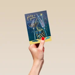 Pod Personalised Classic Christmas Festive Drinks Party Season Card 8 Pod Personalised Classic Christmas Festive Drinks Party Season Card -Pod Shop F3005921 hand S