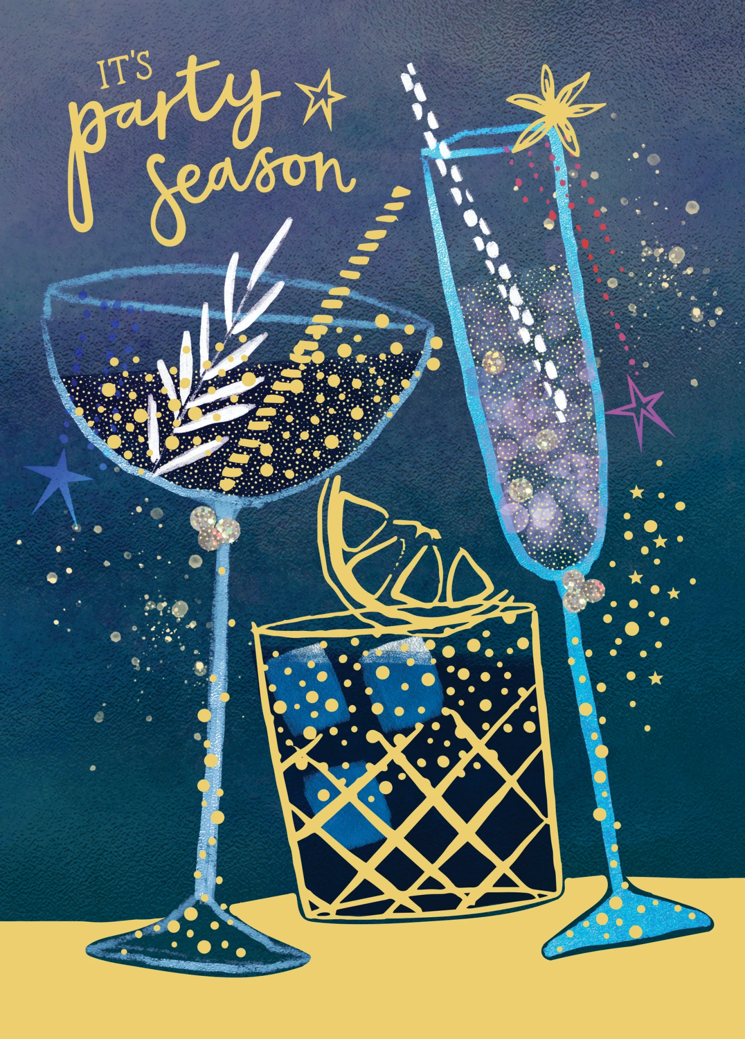Pod Personalised Classic Christmas Festive Drinks Party Season Card 1 Pod Personalised Classic Christmas Festive Drinks Party Season Card