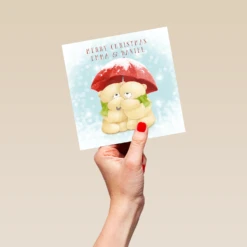 Pod Personalised Snowy To Both Of You Forever Friends Christmas Card -Pod Shop F3005941 hand L