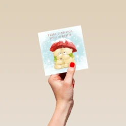 Pod Personalised Snowy To Both Of You Forever Friends Christmas Card -Pod Shop F3005941 hand S