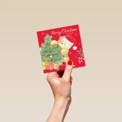 Pod Personalised Cute Forever Friends & Tree Christmas Card 8 Pod Personalised Cute Forever Friends & Tree Christmas Card -Pod Shop F3005946 hand S