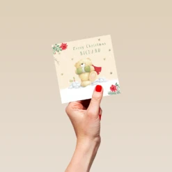 Pod Personalised Forever Friends Snowballs Christmas Card For Him 8 Pod Personalised Forever Friends Snowballs Christmas Card For Him -Pod Shop F3005952 hand S