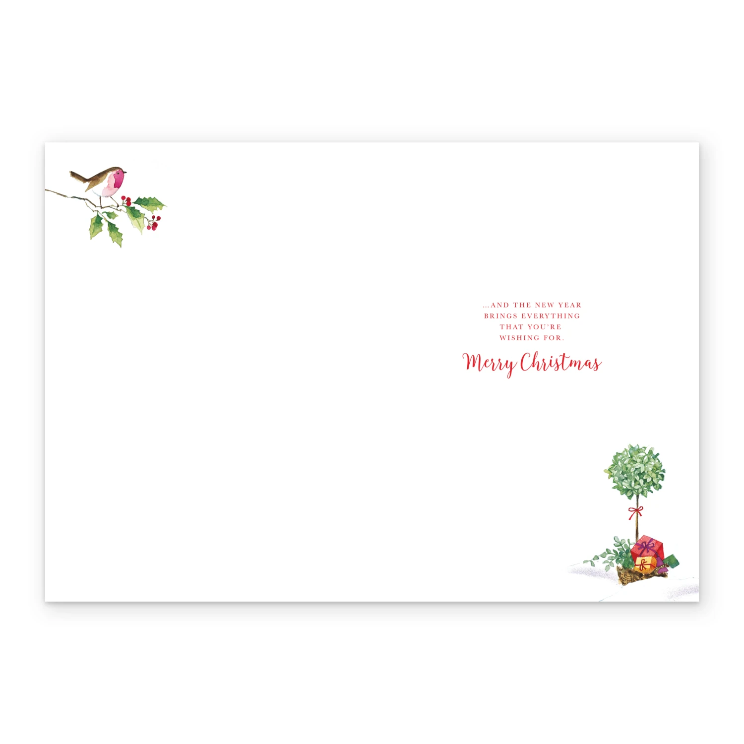 Pod Personalised Traditional Christmas Red Front Door Festive Card 3 Pod Personalised Traditional Christmas Red Front Door Festive Card - Image 3