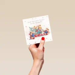 Pod Personalised Christmas Family Country Companions Mice Card -Pod Shop F3005972 hand S