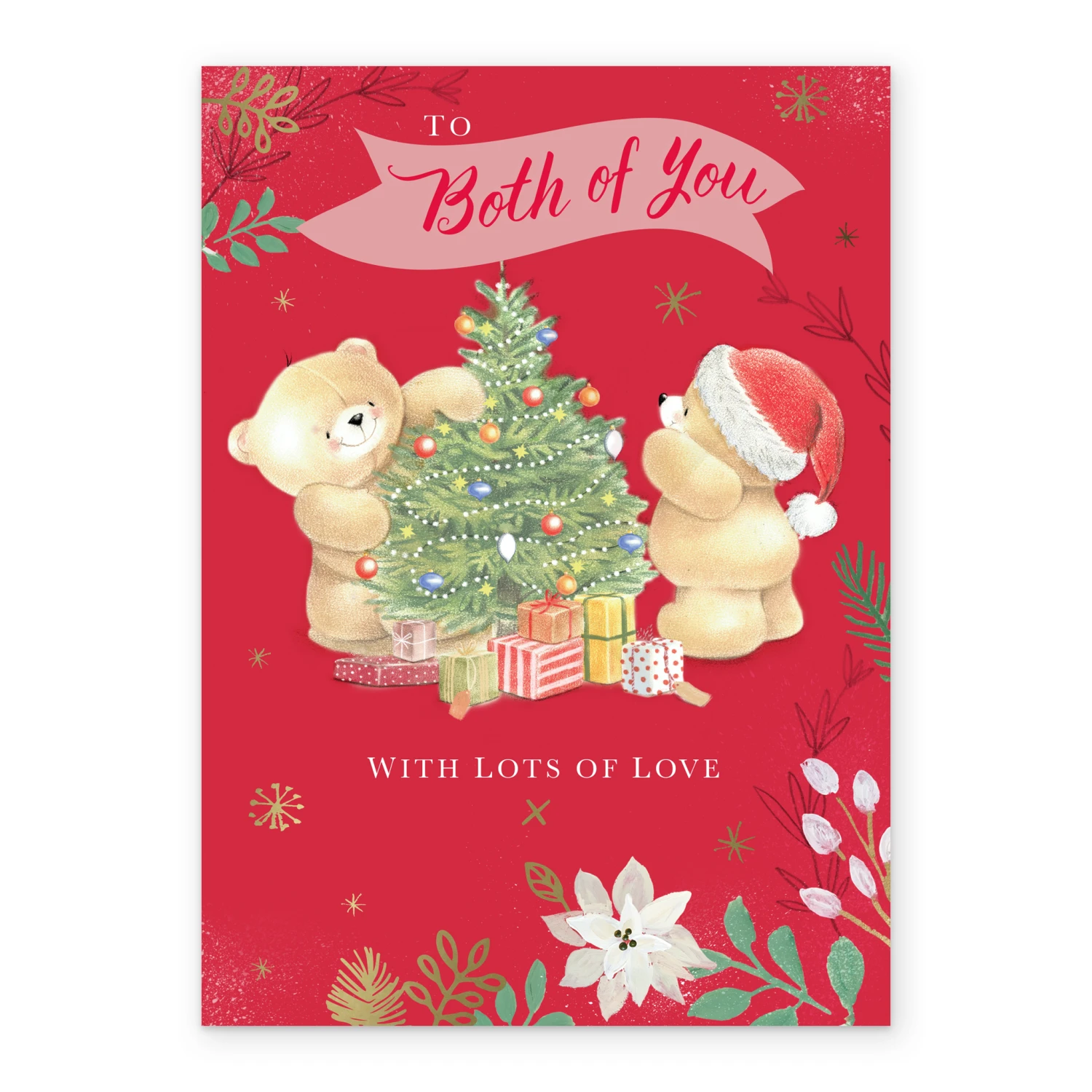 Pod Personalised Cute Forever Friends To Both Christmas Tree Card 2 Pod Personalised Cute Forever Friends To Both Christmas Tree Card - Image 2