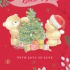 Pod Personalised Cute Forever Friends To Both Christmas Tree Card