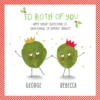 Pod Personalised Funny Christmas To Both Sprouts Card