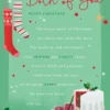 Pod Personalised Traditional Christmas To Both Cake & Stockings Verse Card
