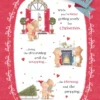 Pod Personalised Cute Christmas Bears Rebus Verse To Both Card