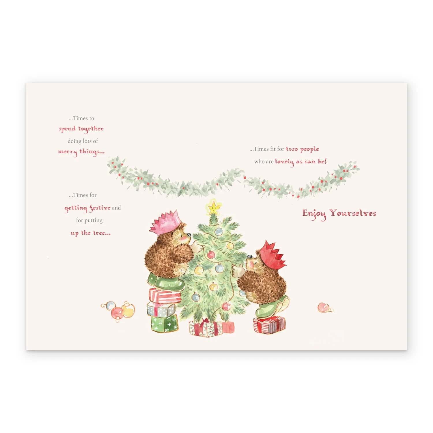Pod Personalised Special Couple Cute Christmas Country Companions Card 3 Pod Personalised Special Couple Cute Christmas Country Companions Card - Image 3