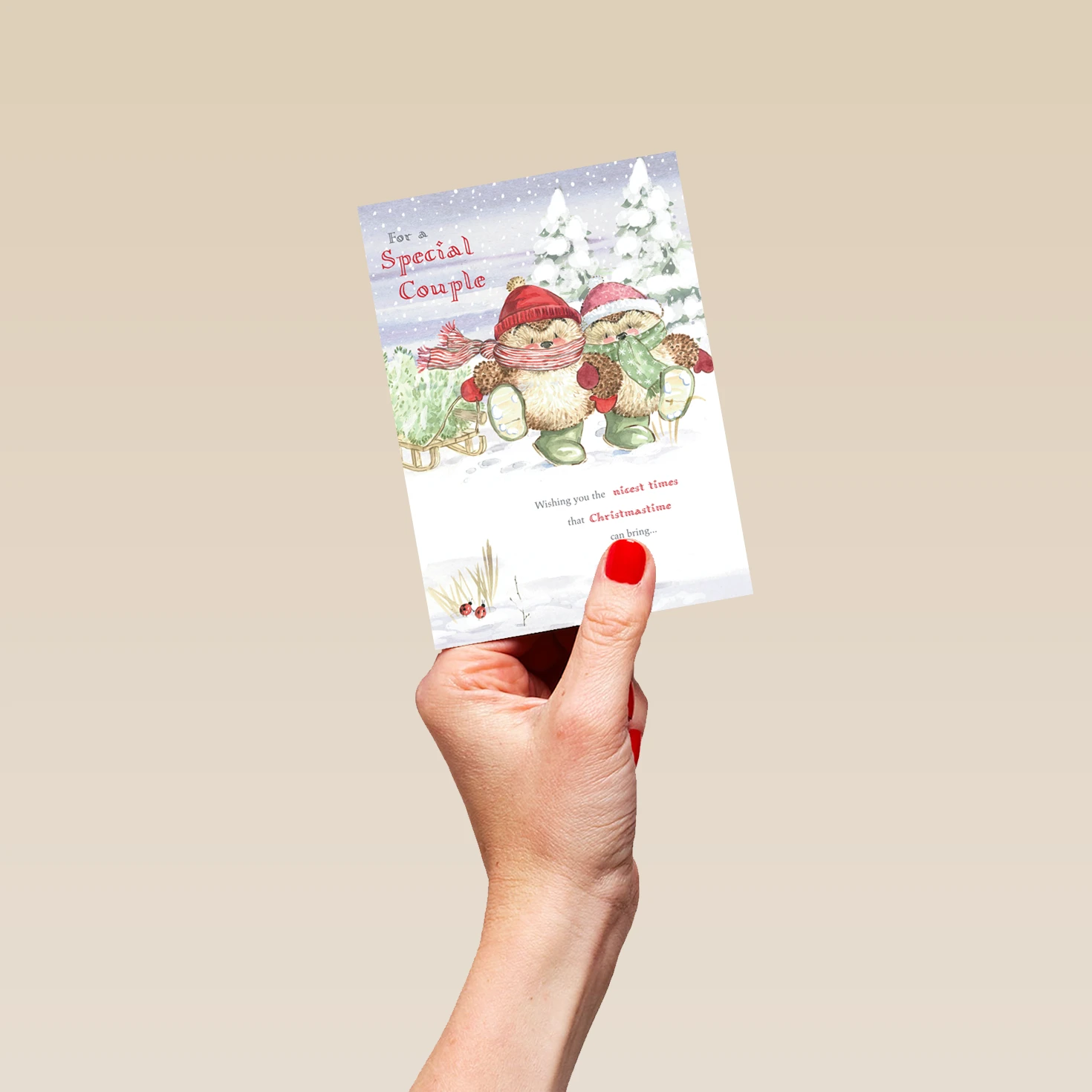 Pod Personalised Special Couple Cute Christmas Country Companions Card 4 Pod Personalised Special Couple Cute Christmas Country Companions Card - Image 4