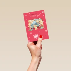 Pod Personalised To You All Family Forever Friends Christmas Card -Pod Shop F3006041 hand S