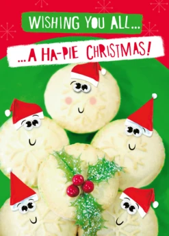 Pod Personalised Funny Christmas To All Of You Family Mince Pies Card