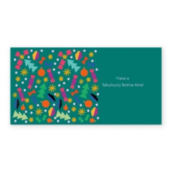 Pod Personalised From All Of Us Family Festive Trees Christmas Card -Pod Shop F3006052 alt2